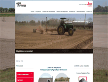 Tablet Screenshot of agroservicios.com.ar